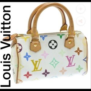 LOUIS VUITTON MONOGRAM MULTICOLOR MINI SPEEDY